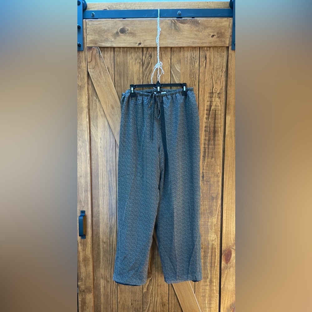 100% silk fully lined drawstring pants by New York City Design Company